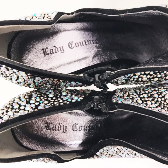 Lady Couture Swarovski Platform Heel Booties Glory - Picture 4 of 8